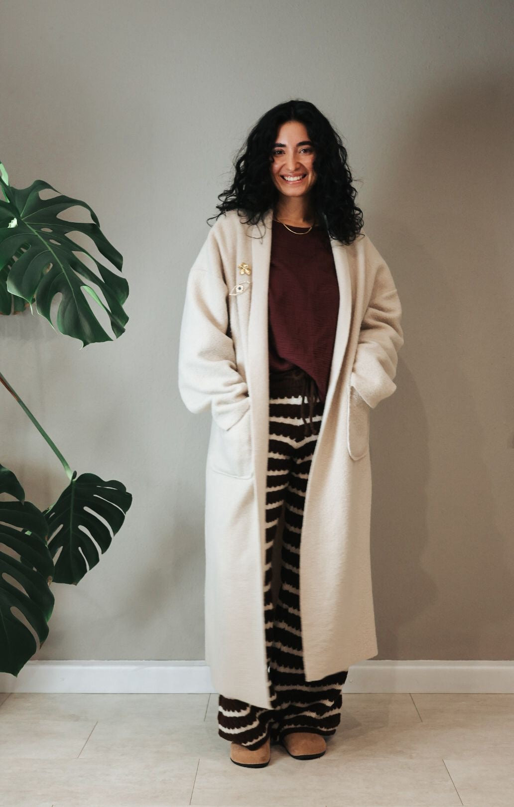 Bequemer oversized Mantel