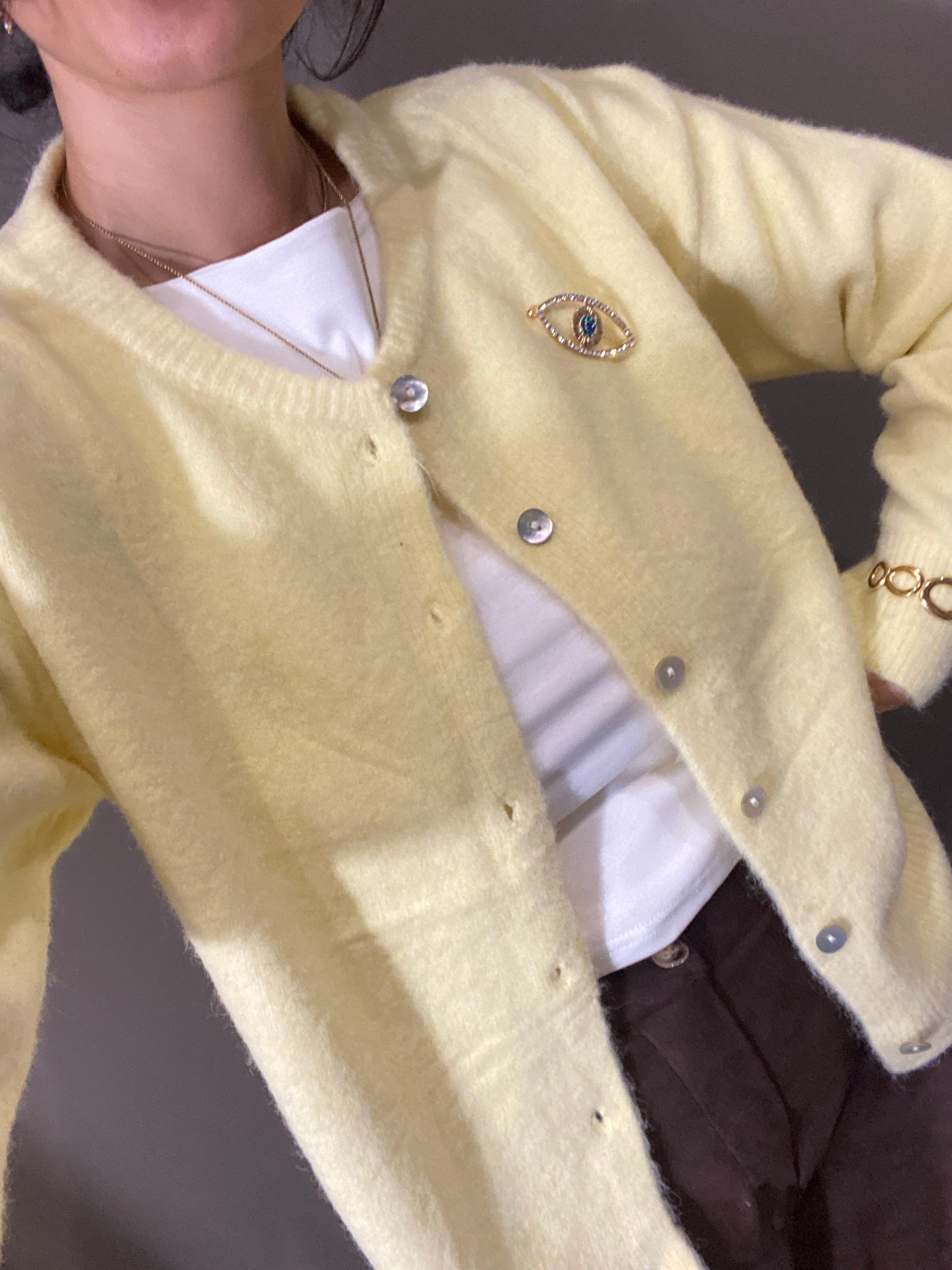 Flauschiger Cardigan