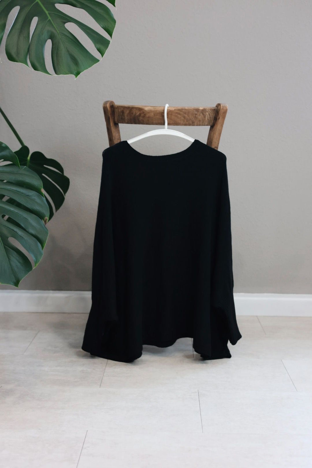 Oversized Basic Pulli - elegant & zeitlos