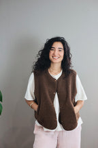 Teddyweste oversized - cozy & hochwertig