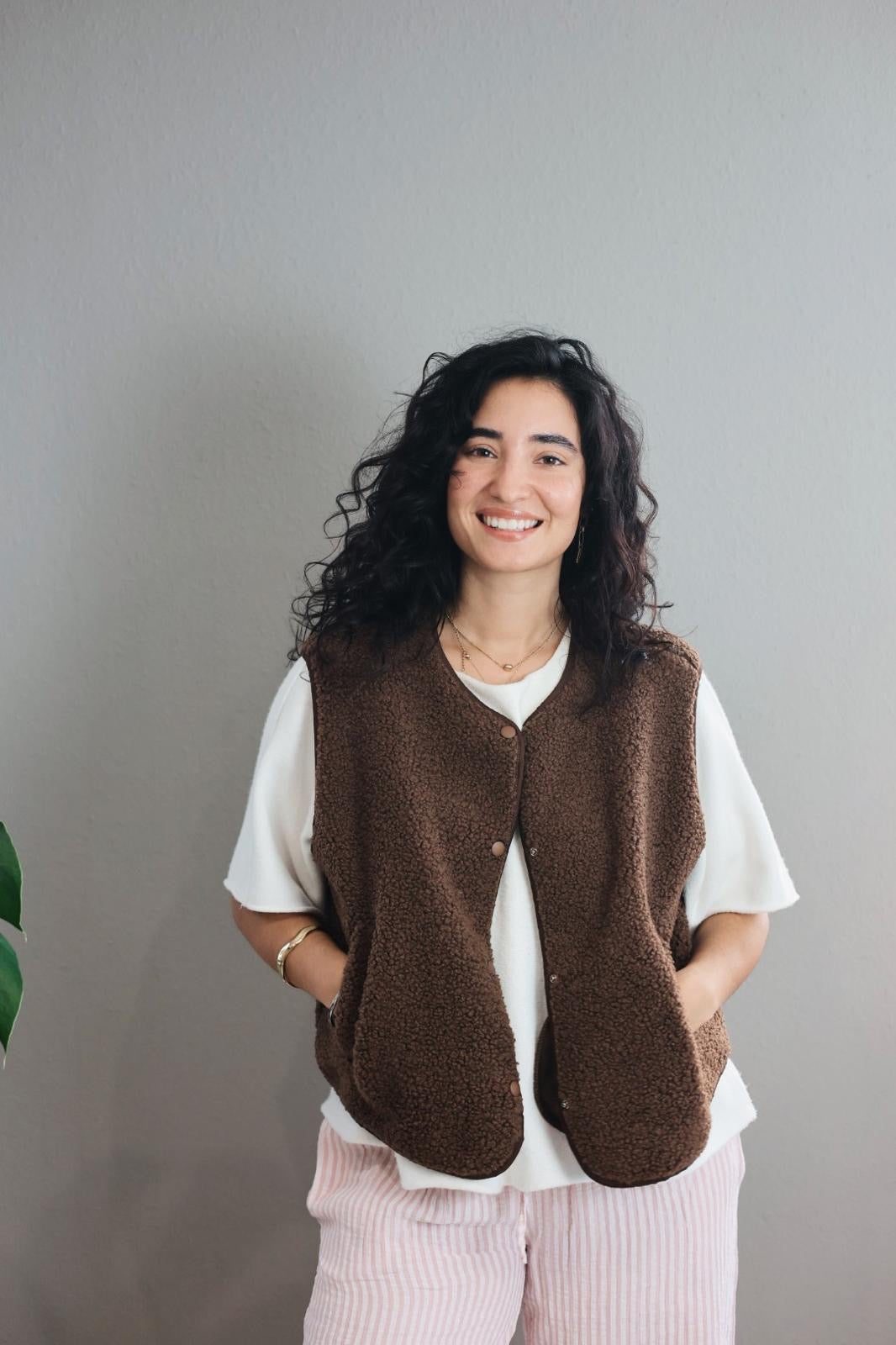 Teddyweste oversized - cozy & hochwertig