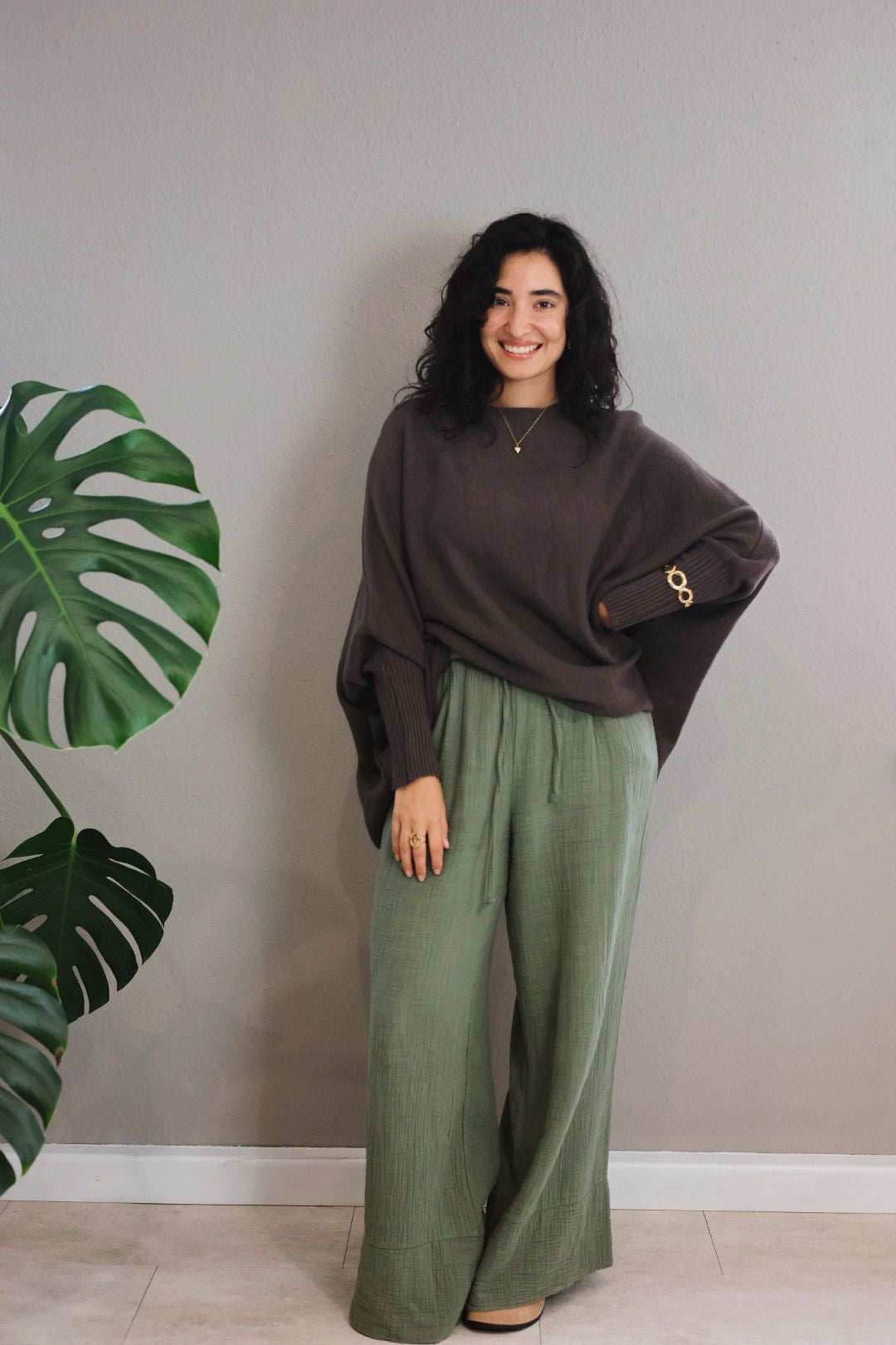 Oversized Basic Pulli - elegant & zeitlos
