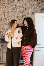 Kuschliger Blumencardigan