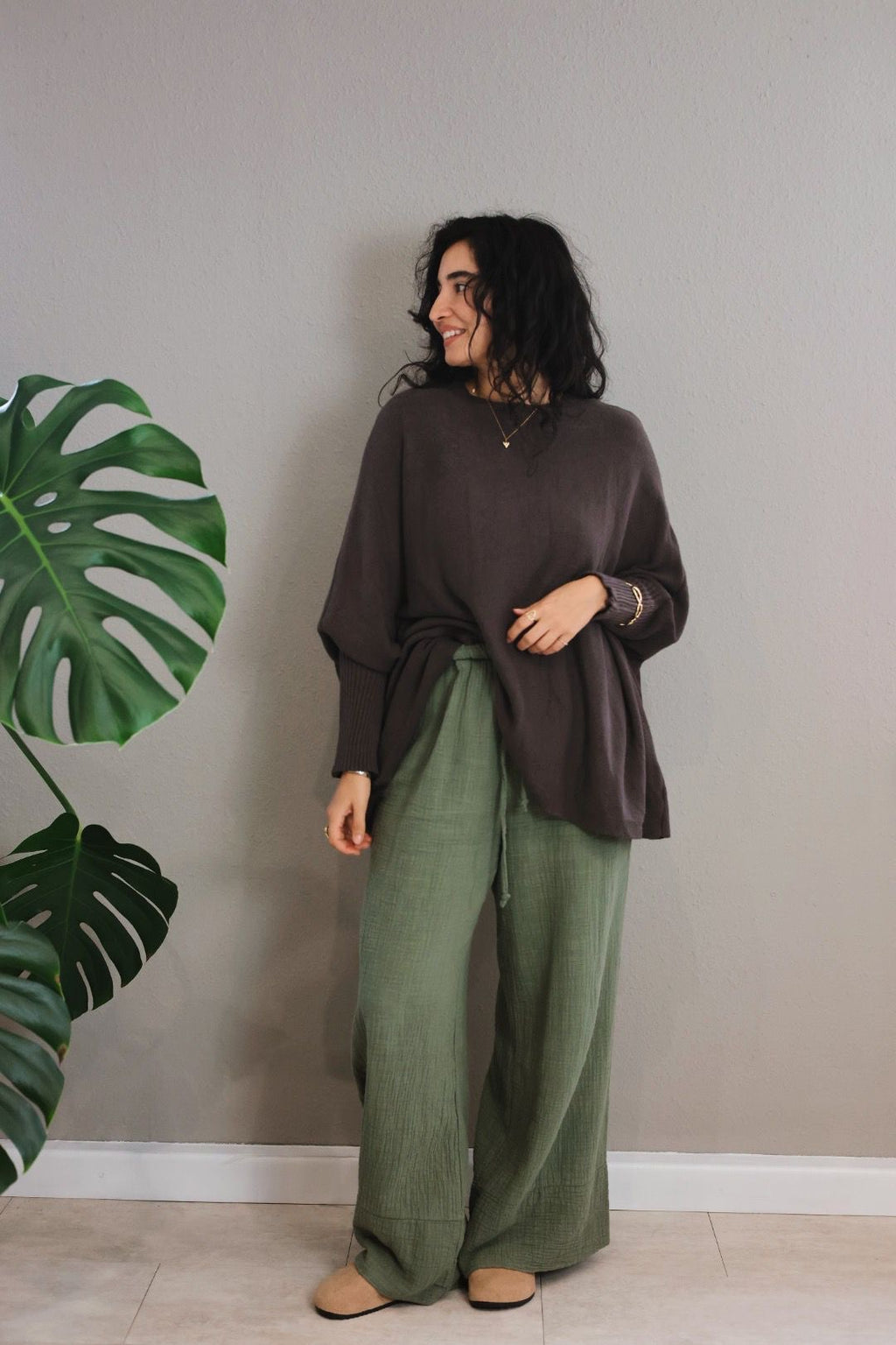 Oversized Basic Pulli - elegant & zeitlos