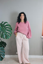 Musselinbluse mit Ballonärmel