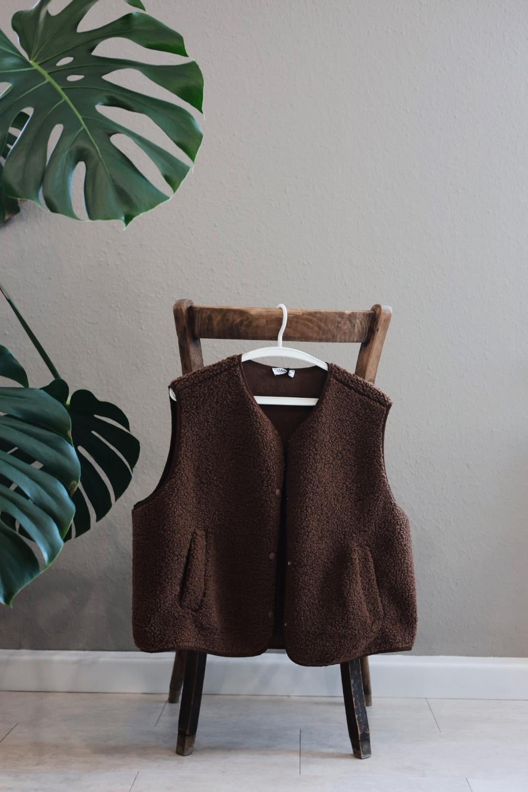 Teddyweste oversized - cozy & hochwertig