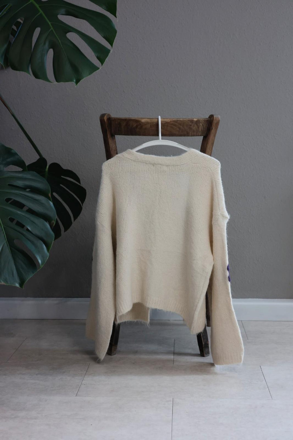 Kuschliger Blumencardigan