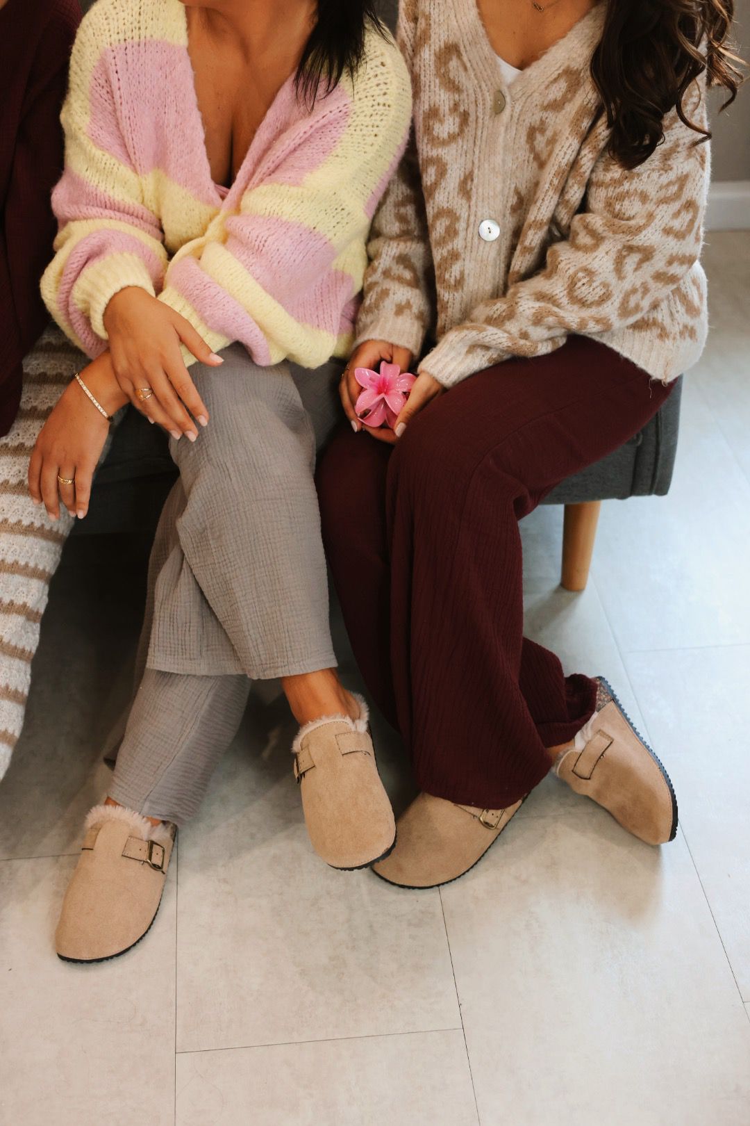 Flauschige Schlappen