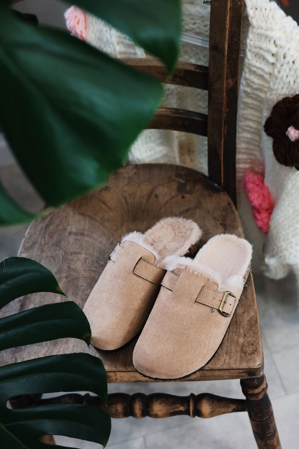 Flauschige Schlappen