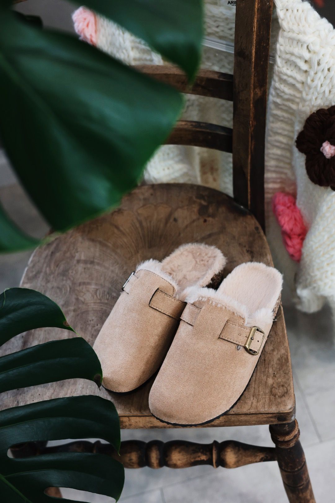 Flauschige Schlappen