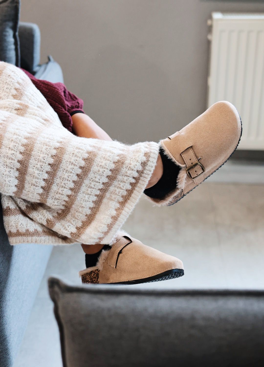 Flauschige Schlappen