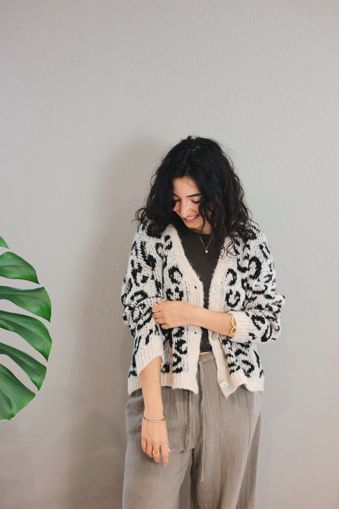 Kuscheliger Leo-Cardigan