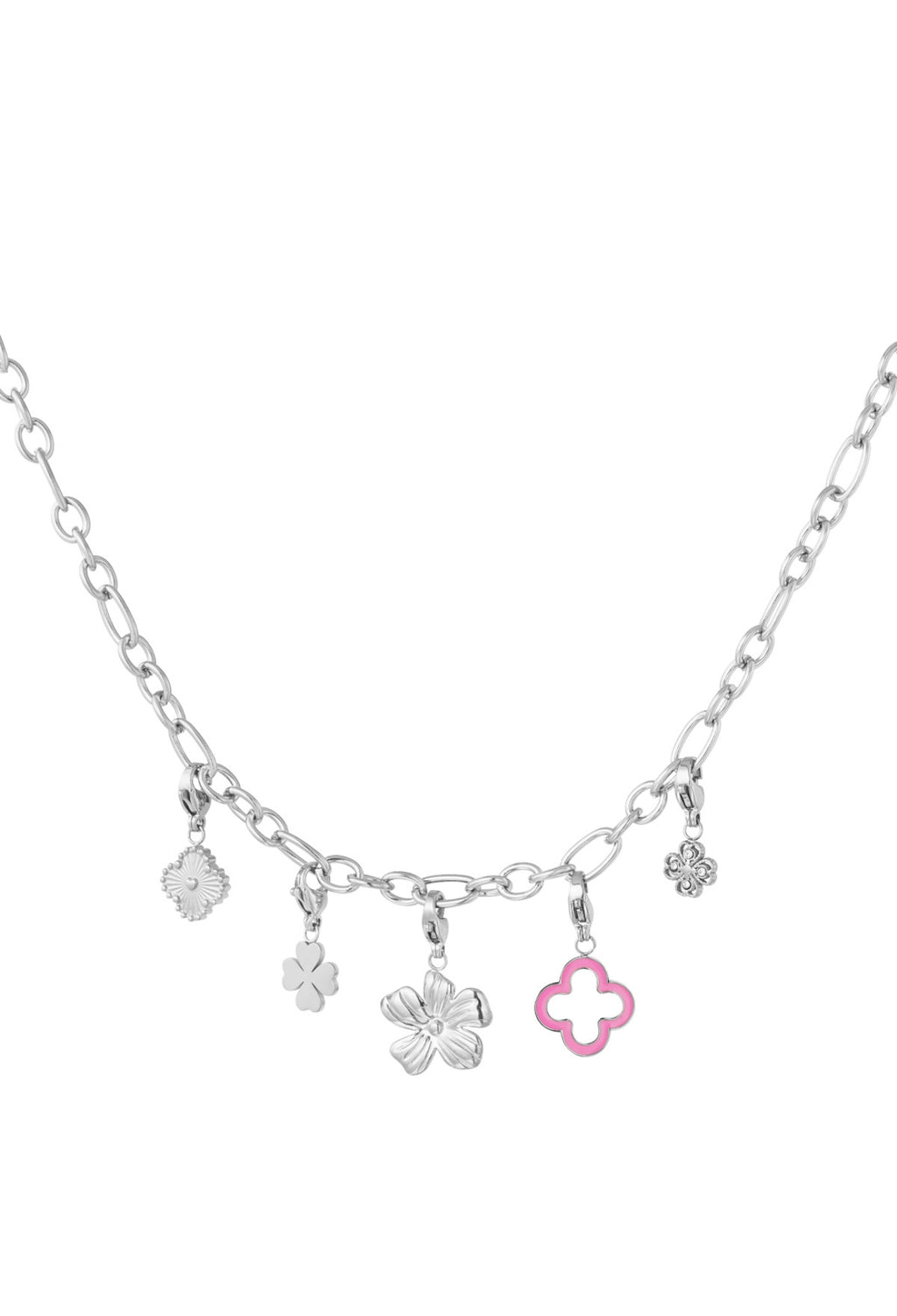 Flower Charm Halskette